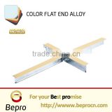 Gold flat end alloy suspender ceiling T grid factory