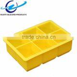 6 Cavities High Quality Large Ice Cube Tray Silicone thumbnail-3