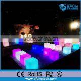 Rgb Color Illuminated Furniture,portable Cube Light Led Party Even Chair