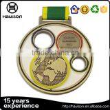 New Fashion Wholesale 3d Custom Stamping Rimmed Shiny Diamond Glittering Insert Iron Brass Zinc Alloy Gold Plated Sport Medal wi thumbnail-3