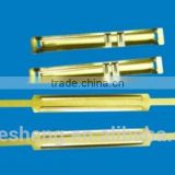 golden metal strap fasteners