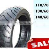 Tubeless Motorcycle Tyre130/60-10 thumbnail-1