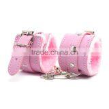 SEX HANDCUFFS WITH FLEECE LINED SEX BONDAGE HANDCUFFS ADULT SEX TOYS HANDCUFFS FOR SM GAME SEX TOYS WHOLESALE HANDCUFFS thumbnail-3