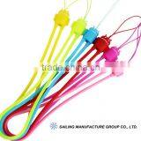 OEM Promotinal Hanging Silicone Mobile Phone Strap,promotional Cell Phone Straps for Iphone/MP3/bag/keychain thumbnail-1