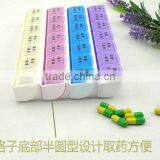 Yiwu Wholesale BPA FREE 7 Days Colorful Promotion Plastic Pill Box/capsule Storage Case/capsule Case thumbnail-5