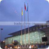 Electric Commercial Outdoor Taper Stainless Steel Flag Pole thumbnail-1