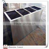 Hot Saled Customized Galvanized Stainless Steel Flower Pot/ Outdoor Rectangular Planter Box for Garden thumbnail-3
