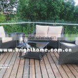 Aluminum Pe Rattan Handcraft BM-509 Wicker Outdoor Sofa thumbnail-1