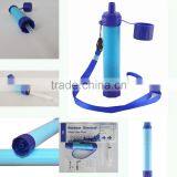 1500ML filter capacity personalized outdoor survival water filter straw bottle