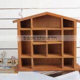 The Wooden House Hanging Storage Cabinet,Desktop Storage Box thumbnail-2
