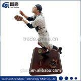 Sports Polyresin Statue Action Figure/Promotional Statue Polyresin Baseball Player Figurines for Wholesale thumbnail-1