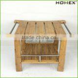Bamboo Bench Works Perfect in Bathroom/Homex_BSCI thumbnail-1