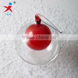 handblown double glass ball sphere ornaments
