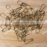 Bulk Packing Way Bronze Color Pear Shaped Bulb Safety Pin for Garment thumbnail-2