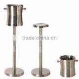 Western Style Stainless Steel Wine Cooler/Silver Champagne Ice Bucket thumbnail-1