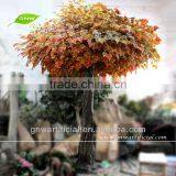 Artificial Tree Orange Maple Leaves 12ft High thumbnail-1