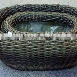 PE Wicker Planter With Plastic Lining thumbnail-1