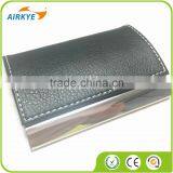 Promotion Leather&Metal Business Card Holder/High Quality PU&Metal Business NameCard Case thumbnail-1