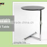 Adjustable Round Wooden Snack Table thumbnail-2