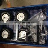 Load 250kgs Plastic Mesh Basket Four-wheel Tool Cart thumbnail-3