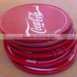 Round Tin Coaster With Pine Board thumbnail-1