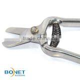 SGA0019 5" Gardening Tool Small Stainless Steel Pruner Scissors With Spring thumbnail-4