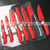 51007 6 Pcs Non-stick Knife Set With Rubber Handle thumbnail-3