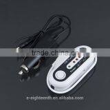 4 Channel Wireless Audio FM Transmitter Car Charger for Pod MP3 MP4 FO thumbnail-1