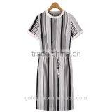 2016 Latest Plain Dress for Fat Women With Short Sleeve,plus Size/over Size Women Casual Dress for Summer thumbnail-2