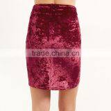 Wholesale Women Apparel Elegant Asymmetrical Mini Wrap Skirt thumbnail-5