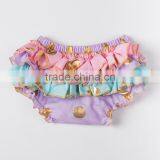 2016 Baby Clothes Gold Polka Dot Baby Bloomer Ruffle Bloomer thumbnail-3