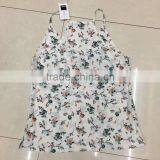 Yiwu Surplus Inventories Women Fashion Sexy Flower Printing Tank Top thumbnail-6