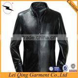OEM Service Simple Designs Custom Slim Men Leather Jacket thumbnail-2