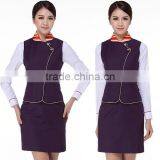 2016 Good Quality Juqian Brand Wholesale Women Vest Slim Fit Airline Vest Suits thumbnail-5