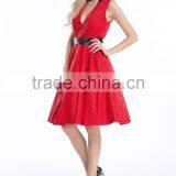 2016 Instyles Rockabilly Retro Pin UP Tamsin Belted Dress Floralveless Swing Dress With Belt thumbnail-2