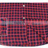 Latest Custom Flannel Shirt for Men Red Black Checks Mens Dress Shirts thumbnail-4
