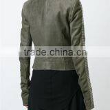 Made in China Wholesale Cheap Short Army Green Slim Fit Trench Coats for Women 2016 thumbnail-4