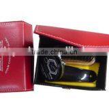 2015 Fashionable Red Square Leather Shoe Polish Set/Shoe Care Kit Factory thumbnail-3