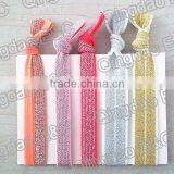 Stretch Metallic Hair Tie With Elastic thumbnail-1