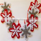 Large snowflake decorations,glass snowflake ornaments,snowflake pendant