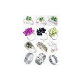 China (Mainland) Silver, Diamond, Pearl, Crystal, Alloy Rings thumbnail-1