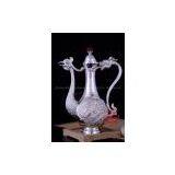 Silver Wine Set -Dragon and Phoenix Wine Set thumbnail-3