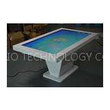 65 Inch IR Floor Standing Touch Screen Kiosk Shopping Guide Dust Waterproof