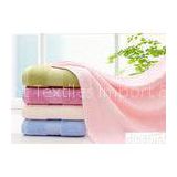 Comfortable Satin Cotton Bath Towels For Hotel / Home 400-600gsm