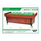 Large Capacity Steel Supermarket Fruit Vegetable Display Rack With Wheels thumbnail-1