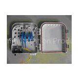 Plastic Optic Fiber Distribution Box 8 Port For FTTH / CATV