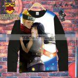 Naruto QMilch Unisex Long Sleeves Good Quality Fashion Cartoon Cosplay Anime T Shirt S-XXXL thumbnail-1