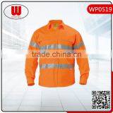 Hi Vis Reflective Orange Work Shirt thumbnail-1