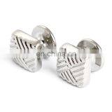 Sliver Square Mens Shirt Button Stud With Cufflinks thumbnail-3