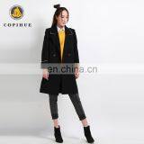 Chinese Credible Supplier Black Long Women Coat 2017 thumbnail-1